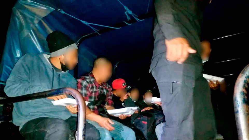 Migrantes fueron rescatados en Chiapas.