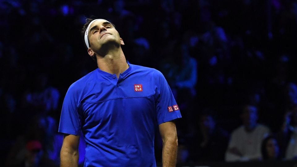 Roger Federer, jugador de tenis.