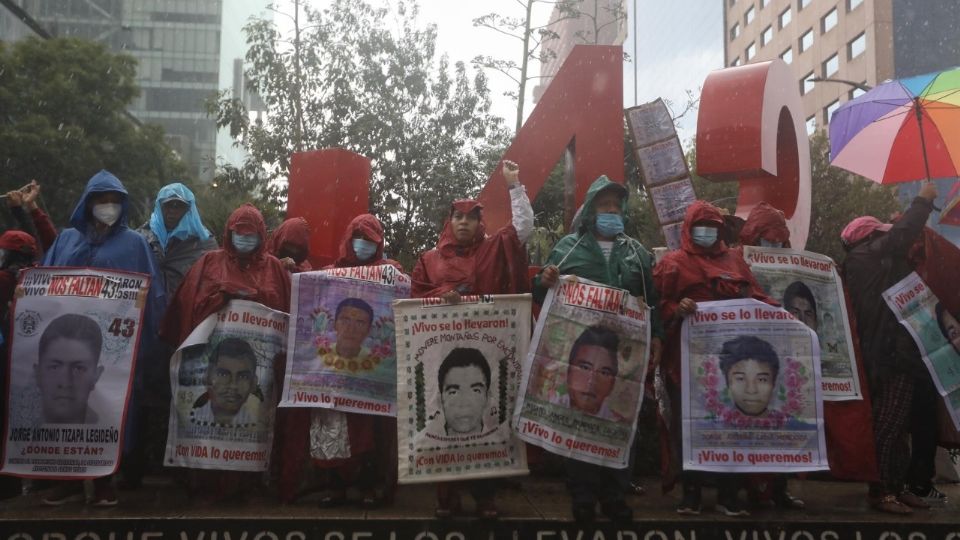 Protesta del caso Ayotzinapa.