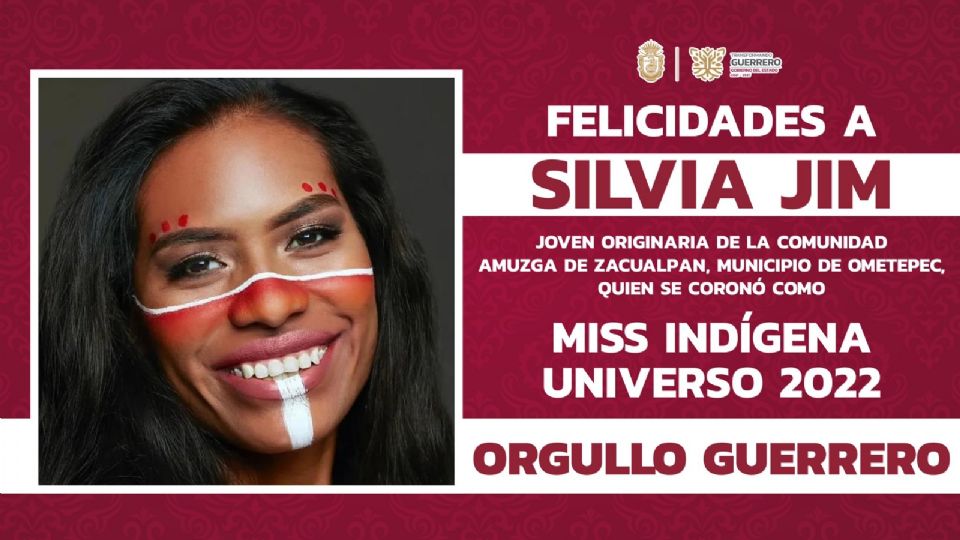 El gobierno de Guerrero felicitó a Silvia Jim