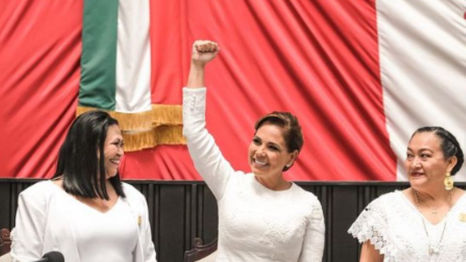 La gobernadora de Quintana Roo, Mara Lezama.