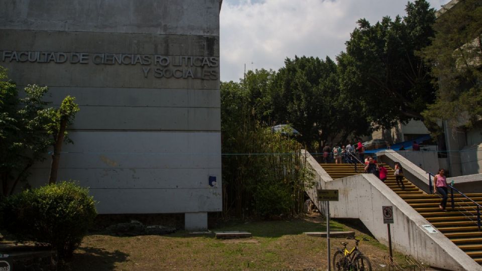 Instalaciones de la Facultad de Ciencias Políticas y Sociales de la UNAM.