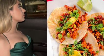 Novia renta vestido y su pareja la lleva a celebrar aniversario en los tacos| VIDEO