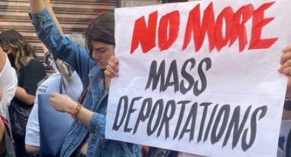 Protestan por las deportaciones de migrantes en México y EU