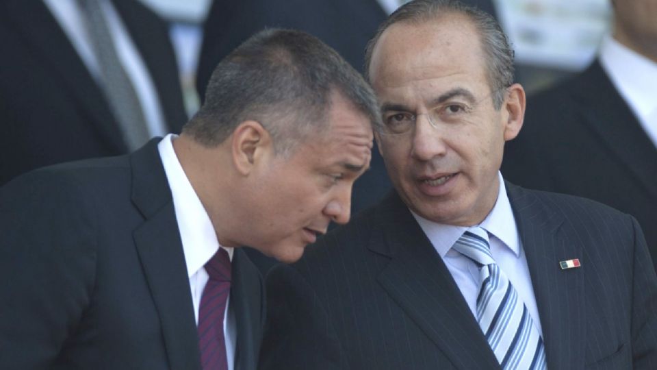 Genaro García Luna y Felipe Calderón.