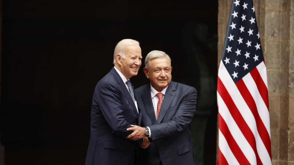 Joe Biden y Andrés Manuel López Obrador, presidentes de EU y México, respetivamente
