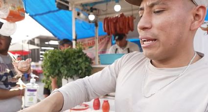 Yulay, el youtuber de gran corazón, regala 8 mil pesos de tacos en Metro Tacubaya | VIDEO