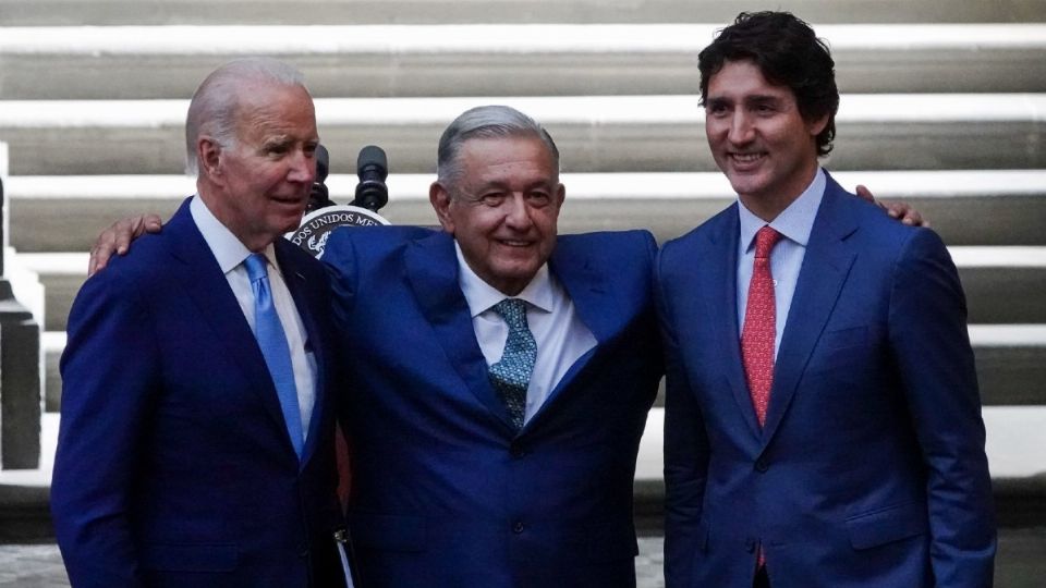 Joe Biden, Andrés Manuel López Obrador y Justin Trudeau.