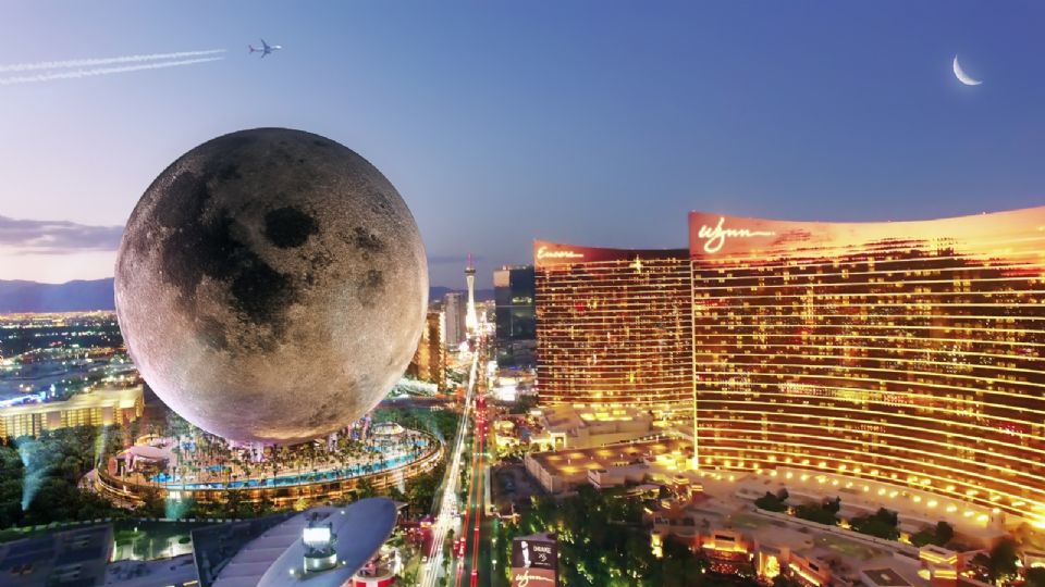 Complejo 'Moon' representada en Las Vegas, (Nevada, EE.UU.)