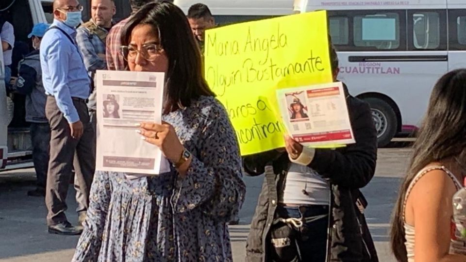 Protestan por la aparición de María Ángela.