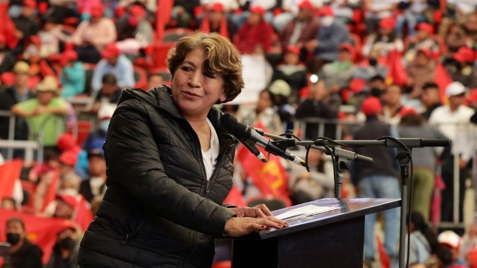 Delfina Gómez, candidata de Morena a la gubernatura del Edomex