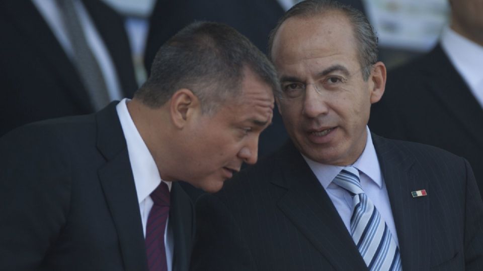 Genaro García Luna y Felipe Calderón