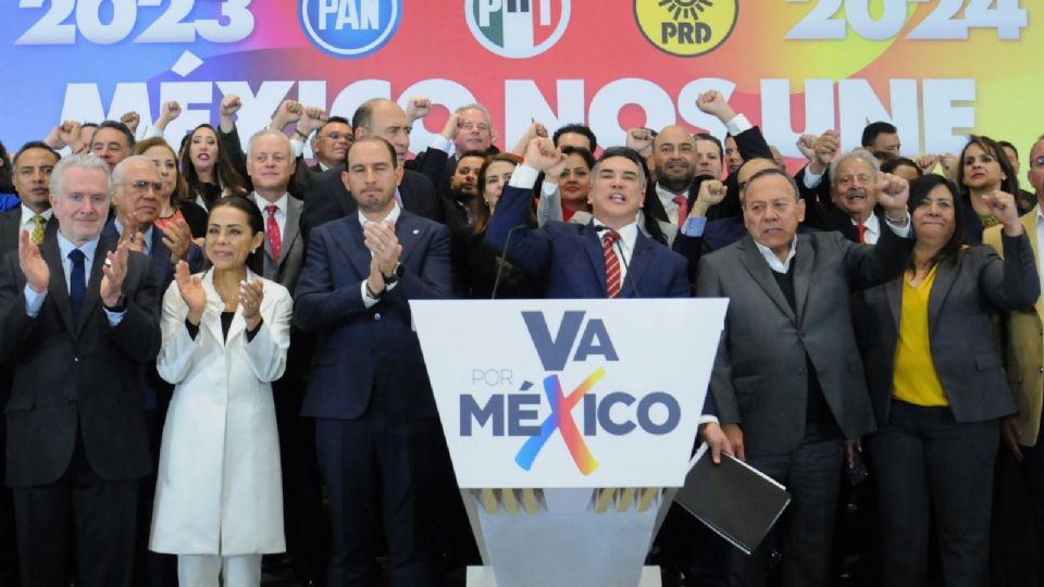 Va por México, alianza opositora conformada pro PRI, PAN y PRD.