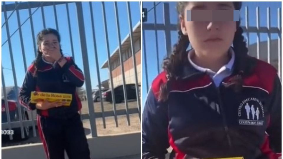 Ponen a una joven a vender mazapanes por no querer estudiar; el video causó polémica.