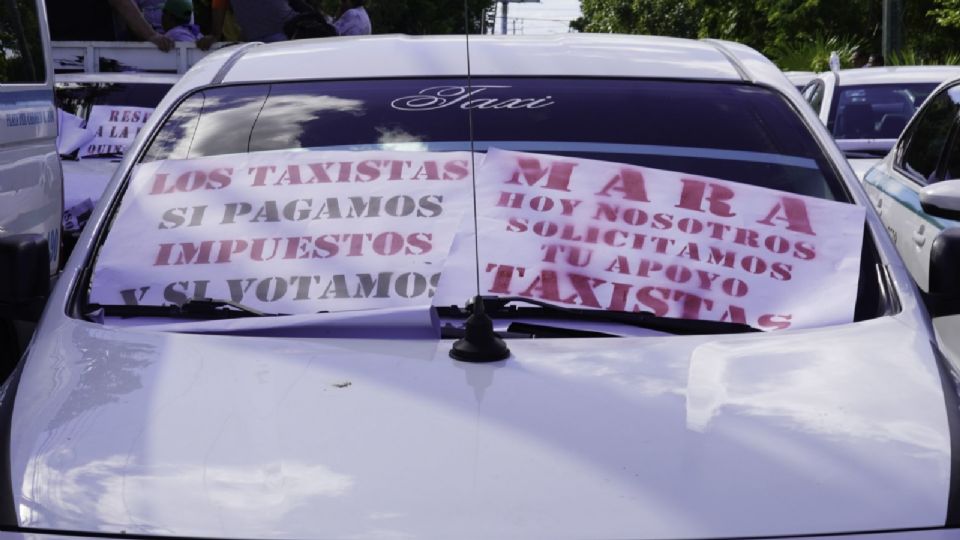 Acciones de taxistas afectan a terceros.