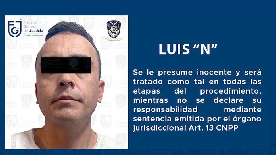 Autoridades capitalinas capturaron a Luis Alberto “N”, alias “El Tío Beto”.