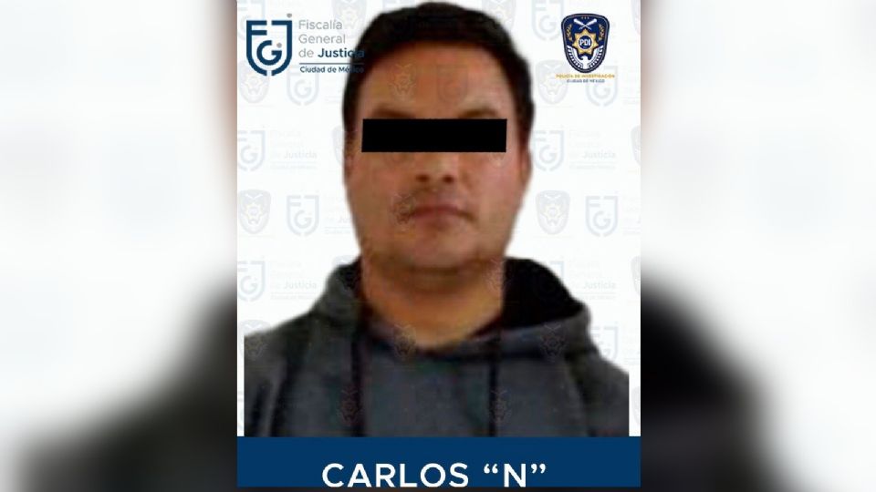 Detectives de la Fiscalía capitalina detuvieron a Carlos “N”.
