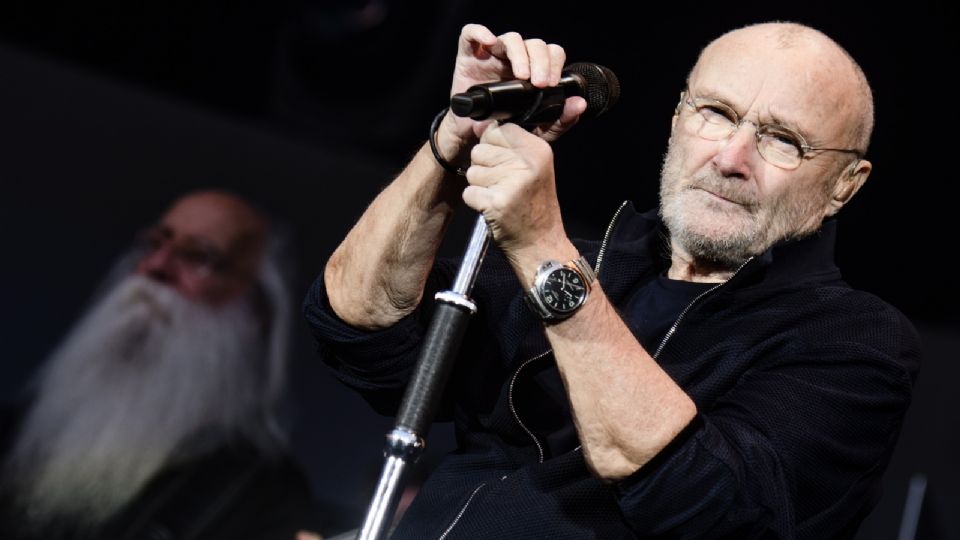 Phil Collins, cantante y baterista.