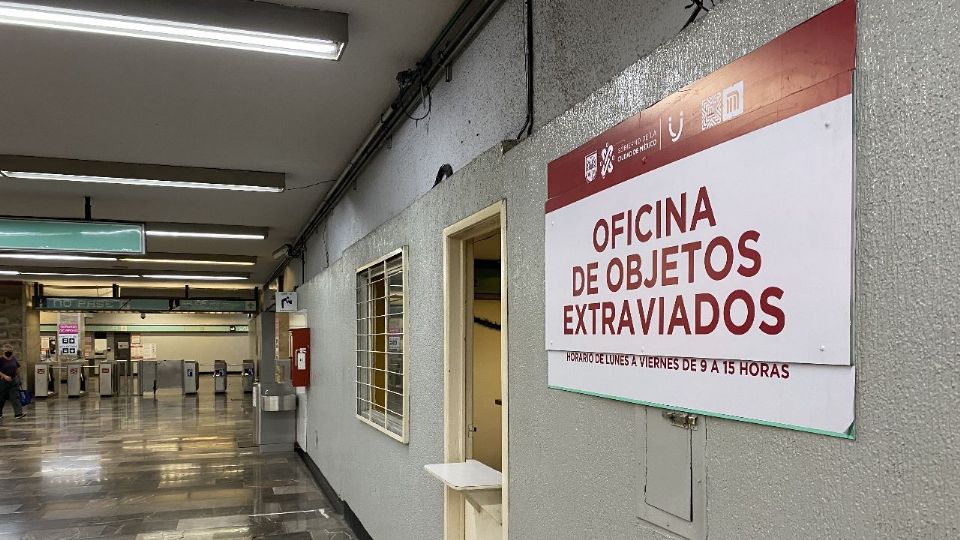 Acude a la Oficina de Objetos Extraviados del Metro si perdiste algo.