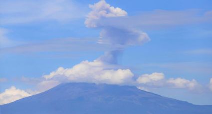Popocatépetl: Dejo una gran imagen tras fuerte explosión en la madrugada | VIDEO