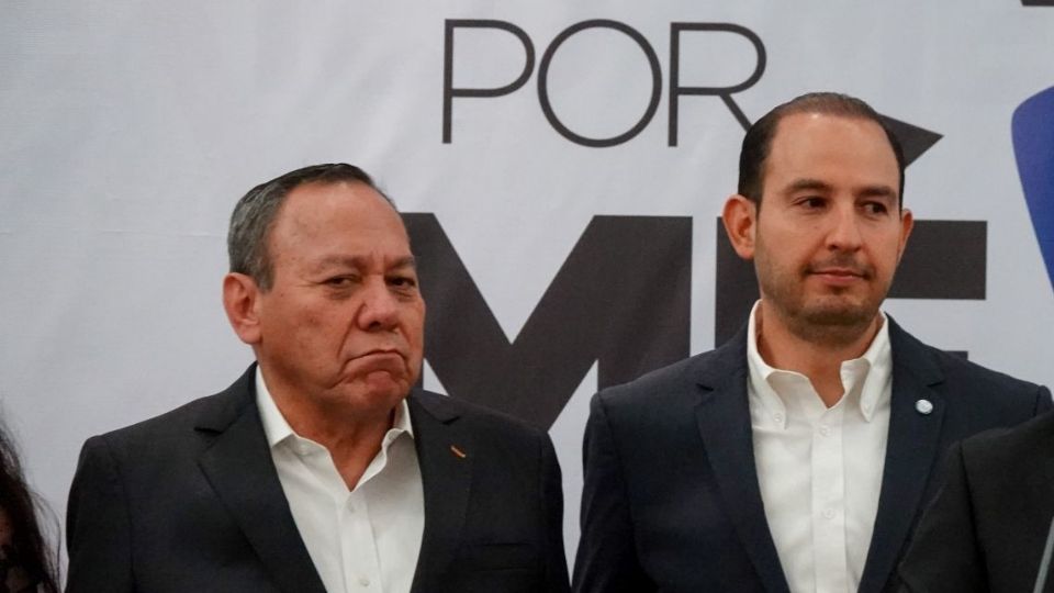 Jesús Zambrano y Marko Cortés, dirigentes del PRD y PAN, respectivamente.