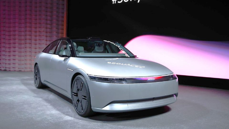 Sony presenta su nuevo prototipo de vehículo eléctrico de la marca 'AFEELA' en asociación con Honda.