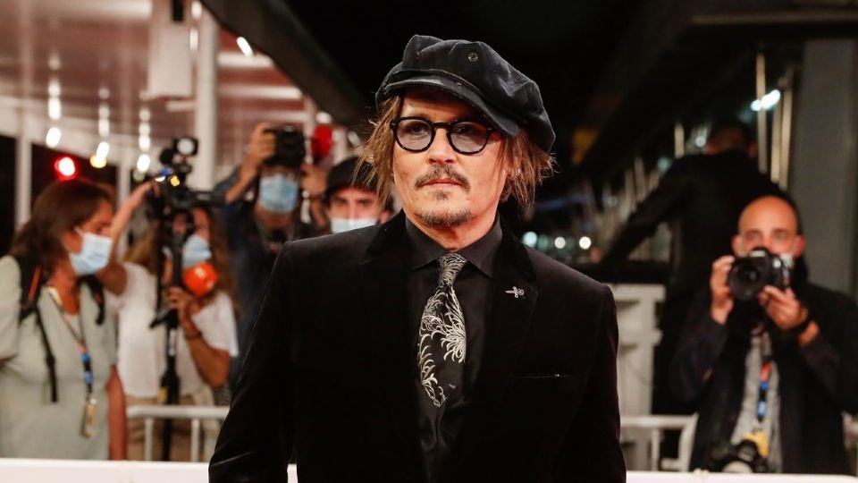Johnny Depp en la alfombra roja de la 69 edición del Festival de Cine de San Sebastián.