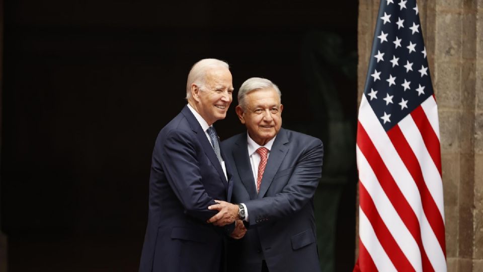 Joe Biden, presidente de EU; Andrés Manuel López Obrador, presidente de México.