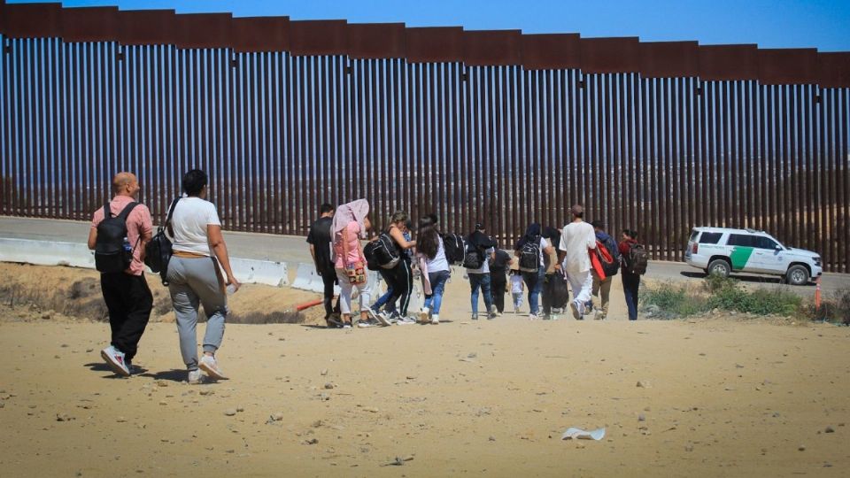Migración, frontera entre México y EU.