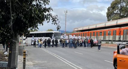 Vuelven a bloquear Tlalpan miembros de la ANUEE y desquician la vialidad