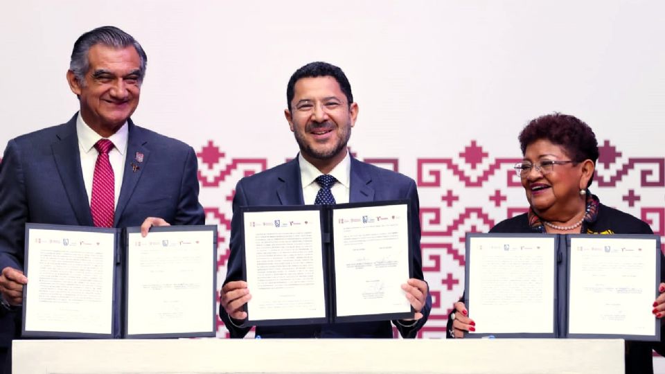 Firman convenio GCDMX y gobierno de Tamaulipas.