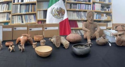 Recibe México 60 piezas arqueológicas de origen mexicano de EU