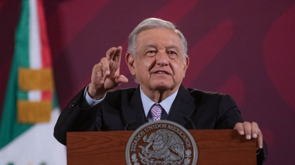 Andrés Manuel López Obrador, Presidente de México, durante su conferencia matutina.