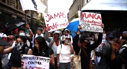 Avanzan sin mayor complicación contingentes de la marcha por el 2 de octubre al Zócalo