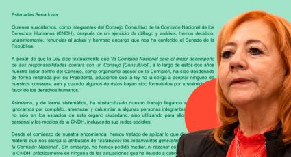 'Renuncia del Consejo Consultivo, consecuencia de serie de actos que hemos exhibido': Tania Espinosa
