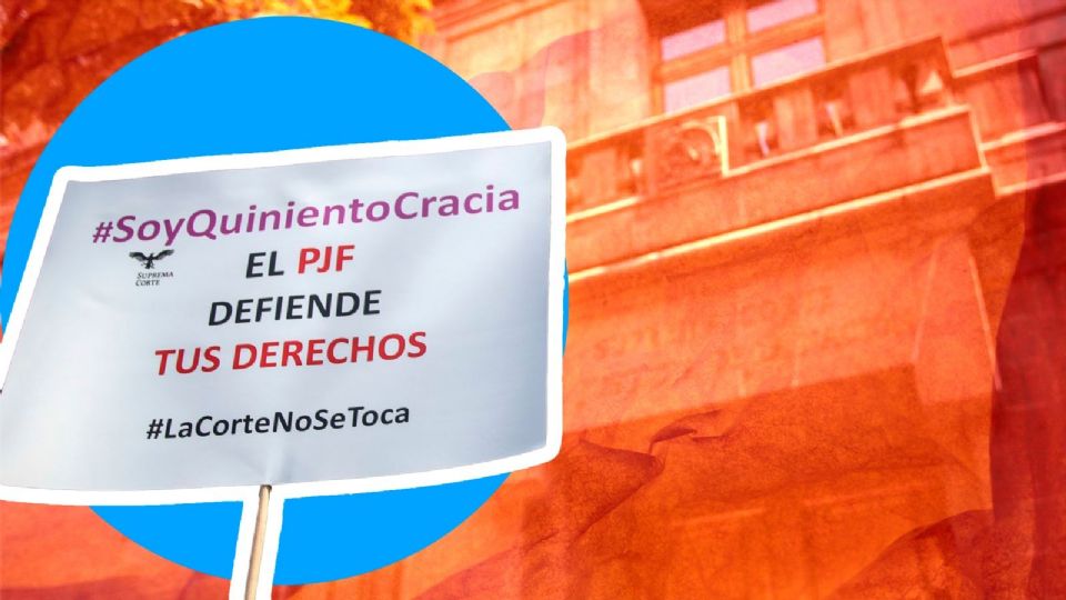 Trabajadores del poder judicial defienden sus fideicomisos.