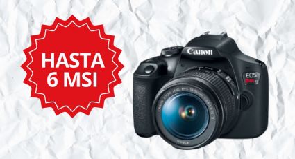 Liverpool: Cámara Reflex Canon con descuento, pago hasta enero y hasta 48 meses