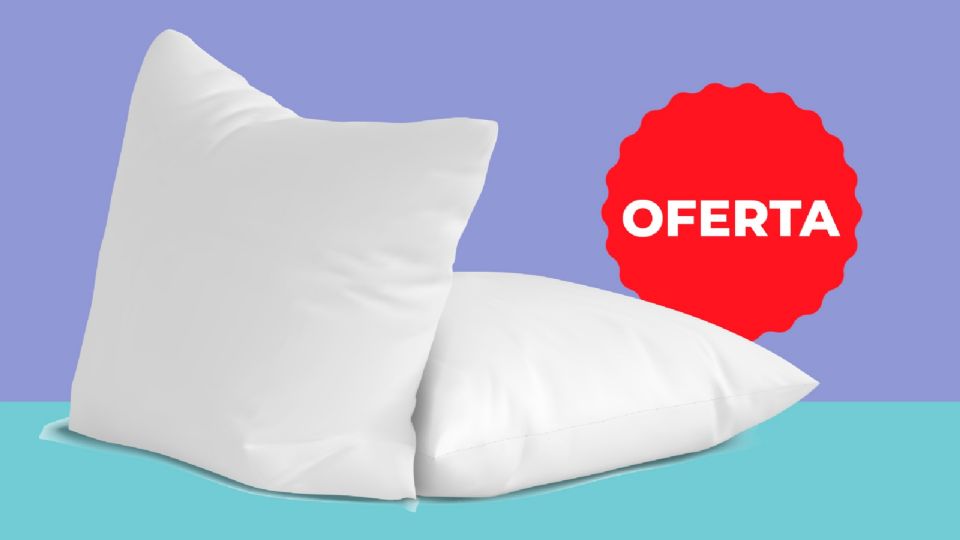 La oferta del paquete de almohadas está disponible en la página web de Coppel.