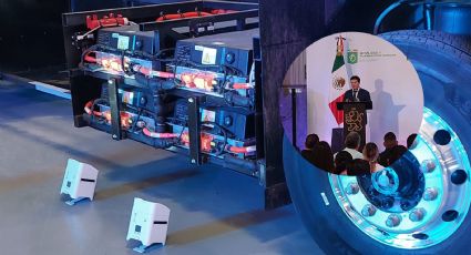 Samuel García presenta el primer transmetro eléctrico ensamblado en Nuevo León