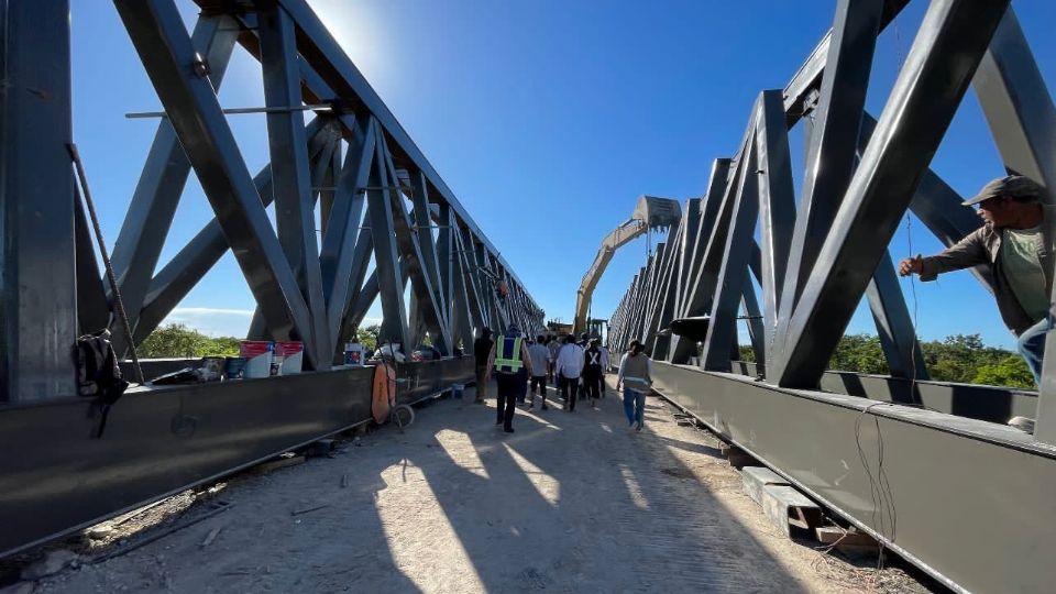 Se realizará el montaje de un puente de estructura metálica que formará parte de las instalaciones del Parque del Jaguar.