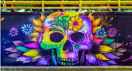 GCDMX realiza 13 murales artísticos para celebrar la creatividad en Día de Muertos