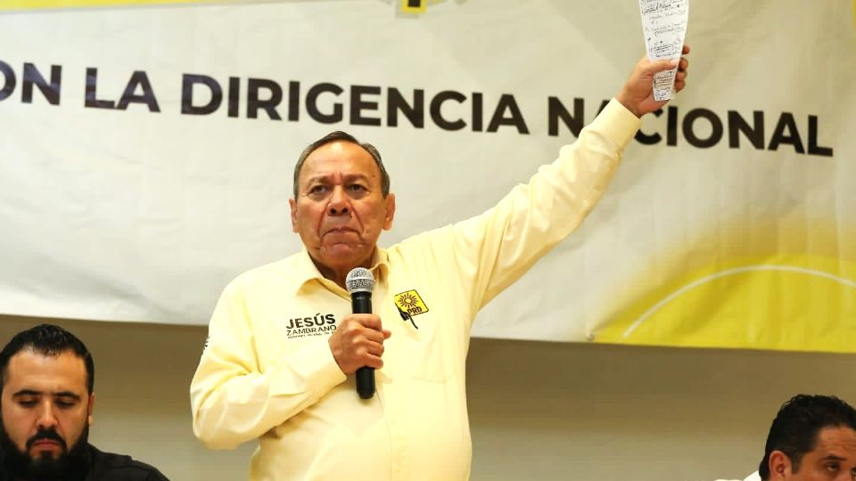 Jesús Zambrano, dirigente del PRD.