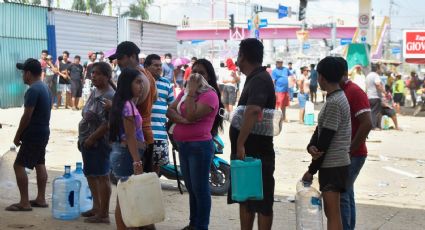 Continúan labores para restablecimiento del servicio de agua en Acapulco