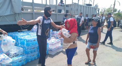 Armada Mexicana despliega 80 toneladas de ayuda humanitaria para víctimas del huracán Otis