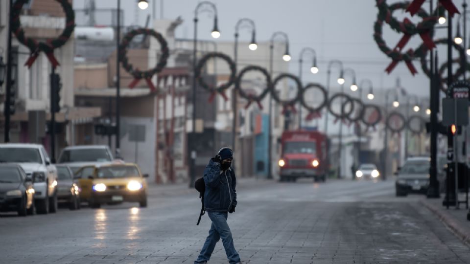 Bajas temperaturas en la ciudad de Saltillo en 2022.