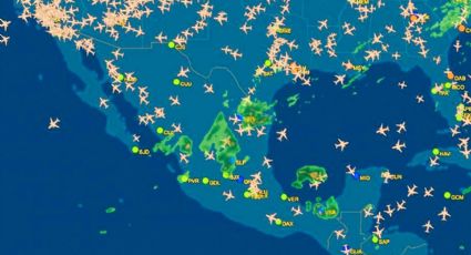 Así se ve el tráfico aéreo en tiempo real, ¿cómo ubicar un vuelo?