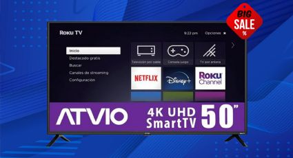 Pantalla Atvio de 50” con palomita de Profeco tiene descuento de casi 3 mil pesos en Walmart