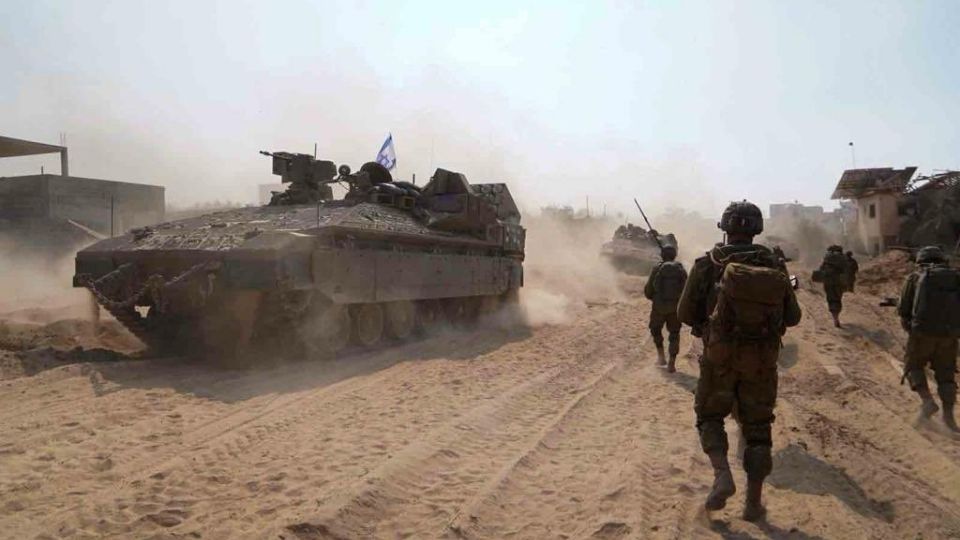 Miembros de las Fuerzas de Defensa de Israel en el norte de Gaza. Fecha: 04/11/2023.

