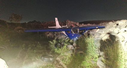 Avioneta realiza aterrizaje de emergencia en el municipio de El Carmen, NL