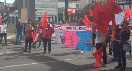 Trabajadores del Colegio de Bachilleres retiran bloqueos de vialidades en CDMX y Edomex